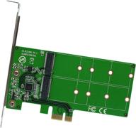 si-pex40115 - dual m.2 ssd to pci-e x1 adapter with b/b+m key support logo