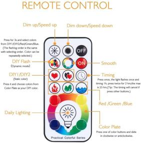 img 2 attached to Sunnest Dimmable Changing Control Decorative: Transform Your Space with Versatility