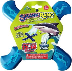 img 3 attached to 🦈 Soft and Safe Shark Rang Boomerang - Ideal Boomerang for Kids and Adults, Perfect for Beginners.