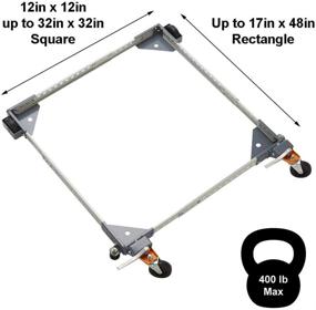 img 1 attached to Bora Portamate PM-1000: Effortlessly Mobilize Your Heavy Tools and Equipment with Adjustable Universal Mobile Base for Enhanced Shop Convenience and Stability