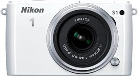 img 1 attached to 📷 Nikon 1 S1 10.1 MP HD Digital Camera with 11-27.5mm 1 NIKKOR Lens (White): High-Quality Photography Equipment