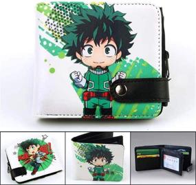 img 1 attached to 🎒 Qushy Academia Cartoon Wallet Purse: Stylish Men's Accessory for the Fashion Savvy