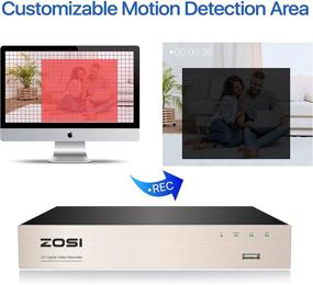 img 1 attached to ZOSI 8CH 5MP Lite H.265+ 4-in-1 DVR Recorders with 2TB Hard Drive for HD-TVI, CVI, CVBS, AHD 960H/720P/1080P/5MP CCTV Security Cameras System - Motion Detection, Remote Viewing, Alert Push