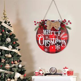 img 4 attached to MoFCravy Christmas Welcome Decoration 11 81×11 81