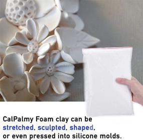 img 1 attached to High Density 1.1lb White Moldable Cosplay Foam Clay – Perfect for Intricate Designs, Air Dries to Perfection, Ideal for Cutting, Sanding, and Shaping with Knife or Rotary Tool