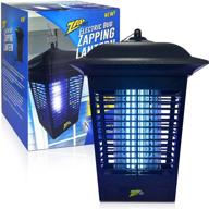 🪰 zap it! electric bug zapper (3,000 volt): waterproof 360 degree mosquito, bug, and insect killer with non-toxic uv light and electric shock - easy-to-clean bug collector included logo