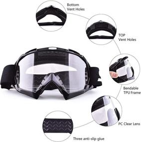 img 2 attached to Motorcycle Goggles Anti Windproof Dustproof Motocross