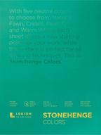 📝 legion stonehenge pad: multicolor paper, 9x12 inches, 15 sheets - l21-stp250mc912 logo