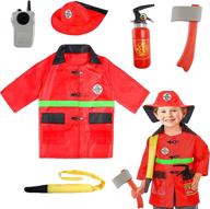 fierce fireman dress cosplay: a mighty firefighter costume logo