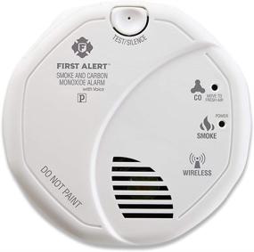 img 4 attached to Wireless Interconnected Combination Smoke and Carbon Monoxide Alarm with Voice Location - First Alert SCO501CN-3ST, Battery Operated