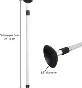 img 4 attached to Pactrade Marine Telescoping Aluminium Adjustable