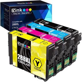 img 4 attached to 🖨️ E-Z Ink (TM) Upgraded Version: Remanufactured Epson 288XL 288 XL T288XL High Yield Ink Cartridges (4 Pack) for XP-330 XP-430 XP-446 XP-440 XP-340