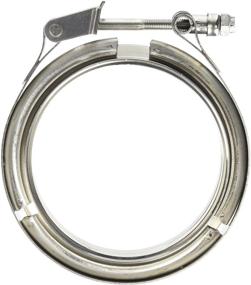 img 1 attached to 🔧 Enhanced Performance 1493 4-inch V-Band Flange Assembly: Stainless Steel Construction