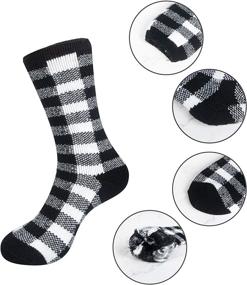 img 3 attached to 🧦 Men's Thick Heated Thermal Socks | Warm Winter Socks for Extreme Temperatures and Cold Weather