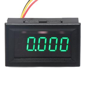 img 4 attached to 🔋 DROK-100035 0.36-Inch 5-Digit DC Voltmeter Panel Mount Meter - Range: 0-33.000V, 12V/24V Voltage Monitoring Tester Gauge with Green LED Display and 3 Wire Connection