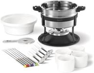 🍲 starfrit 20-piece fondue party set | 1.7 qt fondue pot, ceramic bowl, 4 ramekins, 6 forks, 4 spoons & more logo