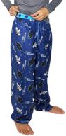 👖 boys' lego flannel lounge pajama pants - clothing for enhanced seo logo