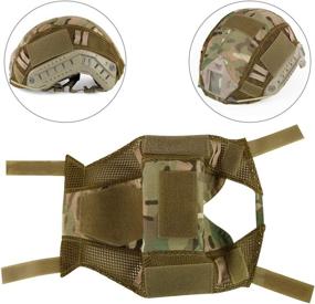 img 3 attached to 🎗️ Tactical Multicam Helmet Cover for Fast MH/PJ Helmet - Military Fast Helmet Accessory (No Helmet)