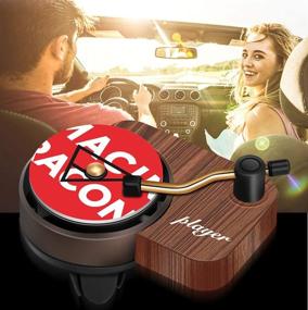 img 1 attached to 🚗 Windspeed Car Air Diffusers, Car Vent Clip Aromatherapy Fragrance Diffuser with Turntable Design, Includes 3 Refill Pads - Enhancing Car Atmosphere