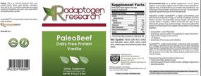 img 2 attached to 🥩 Adaptogen Research Paleo Beef Protein Powder: Pure Grass-Fed Beef Collagen Peptides, 21g HydroBEEF Protein with Collagen - 30 Servings, 810g