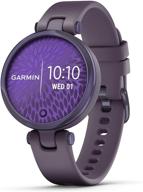 💜 откройте для себя garmin lily: стильные темно-фиолетовые небольшие gps-умные часы с сенсорным экраном и узорными линзами логотип