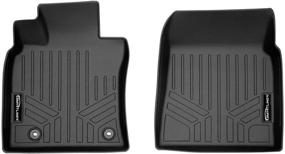 img 4 attached to Premium MAXLINER Floor Mats - 1st Row Liner Set for 2018-2021 Toyota Camry (FWD Only) - Black