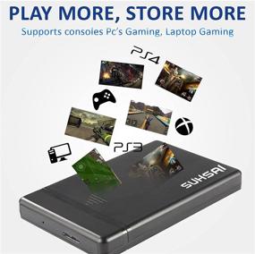 img 3 attached to 💾 Compact 3.0 USB Portable Gaming Hard Drive - Store, Backup & Play Games on Consoles, PC, Mac & More - 500GB