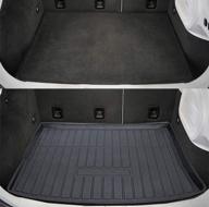 waterproof rear cargo tray trunk floor mat protector for 2014-2018 jeep cherokee by kaungka logo