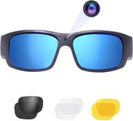 🕶️ oho sport video sunglasses: full hd 1080p camera, 16mp built-in, polarized uv400 protection, interchangeable lens – no memory card included logo