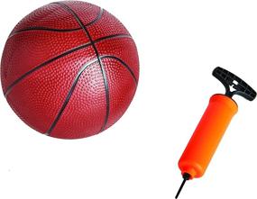 img 2 attached to 🏀 Portable Adjustable Basketball Set with Ball