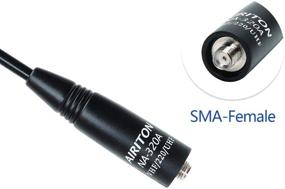 img 2 attached to Airiton NA-320A Triband Antenna 2M, 1.25M, 70CM (144-220-440Mhz) Antenna with SMA-Female Connector 📡 for BTECH and Baofeng Radio Models UV-5X3, UV-5RX3, UV-5RIII, UV-R3, MKX3 (Pack of 2)