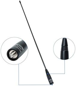 img 1 attached to Airiton NA-320A Triband Antenna 2M, 1.25M, 70CM (144-220-440Mhz) Antenna with SMA-Female Connector 📡 for BTECH and Baofeng Radio Models UV-5X3, UV-5RX3, UV-5RIII, UV-R3, MKX3 (Pack of 2)
