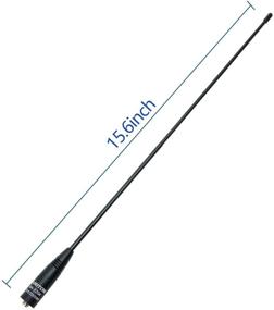 img 3 attached to Airiton NA-320A Triband Antenna 2M, 1.25M, 70CM (144-220-440Mhz) Antenna with SMA-Female Connector 📡 for BTECH and Baofeng Radio Models UV-5X3, UV-5RX3, UV-5RIII, UV-R3, MKX3 (Pack of 2)