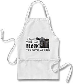 img 1 attached to Starings Apron Black Angus White
