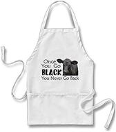 starings apron black angus white логотип