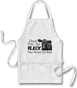 img 4 attached to Starings Apron Black Angus White