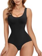 🔥 zopeusi body shaper: ultimate waist trainer and tummy control bodysuit for women - colombianas fajas, seamless design, round neck tank top logo