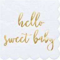 cocktail napkins disposable christening dedication logo