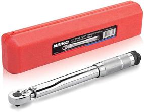 img 4 attached to NEIKO 03714A 1/4-Inch Drive Adjustable Click Torque Wrench, SAE, 20-200 Inch-Pound, Chrome Vanadium Steel, 10.75-Inch Length