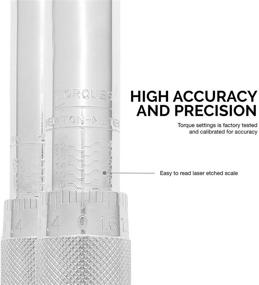 img 2 attached to NEIKO 03714A 1/4-Inch Drive Adjustable Click Torque Wrench, SAE, 20-200 Inch-Pound, Chrome Vanadium Steel, 10.75-Inch Length