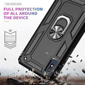 img 3 attached to Military Protection Rotation Kickstand Magnetic Portable Audio & Video for MP3 & MP4 Player Accessories