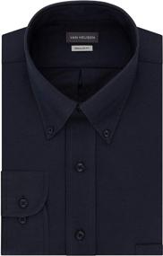 img 4 attached to 👔 Van Heusen Men's Long Sleeve Oxford Shirt - Premium Clothing for Men