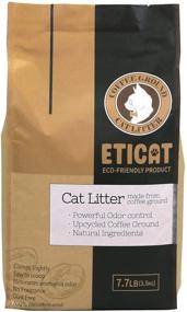 img 3 attached to ETICAT: Powerful Odor Control Clumping Cat Litter - Upcycling Coffee Grounds - 7.7 Lb / 3.5 KG