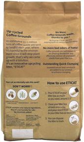 img 2 attached to ETICAT: Powerful Odor Control Clumping Cat Litter - Upcycling Coffee Grounds - 7.7 Lb / 3.5 KG