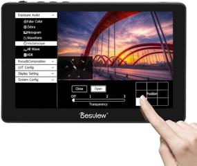 img 4 attached to 📷 Desview R7P 7" Touch Screen Camera Field Monitor | 1000nits, 1920×1200 4K HDMI, HDR Mode | Custom 3D LUT for Canon, Nikon, Sony