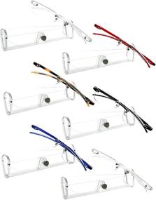 img 4 attached to 👓 Ultra-Lightweight Rimless Reading Glasses: Unisex Readers [2.00]