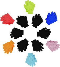 img 4 attached to 🧢 Wholesale Cold Weather Accessories for Toddlers and Children: Vibrant, Stretchy Options for Boys