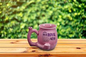 img 1 attached to Fashion Craft Her Royal High-ness Small Pink Ceramic Coffee Mug: A Stylish Statement Piece for Coffee Lovers