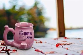 img 2 attached to Fashion Craft Her Royal High-ness Small Pink Ceramic Coffee Mug: A Stylish Statement Piece for Coffee Lovers