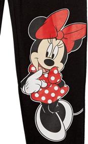 img 2 attached to 🐭 Adorable Disney Mickey Minnie Jogger Sweatpants for Girls - Trendy Girls' Clothing